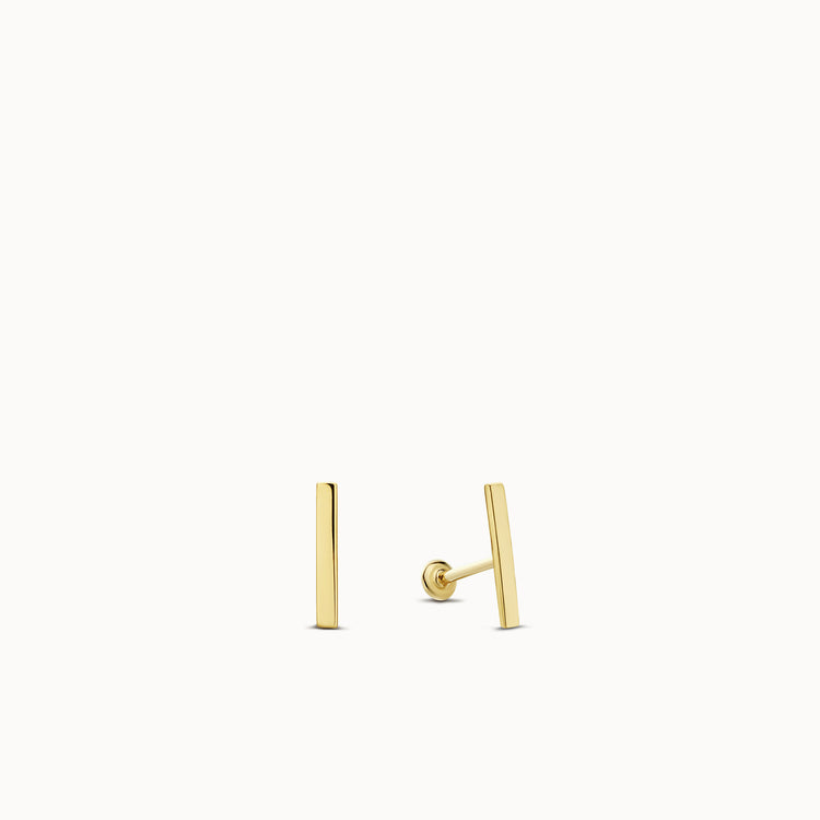 pair:14k yellow gold