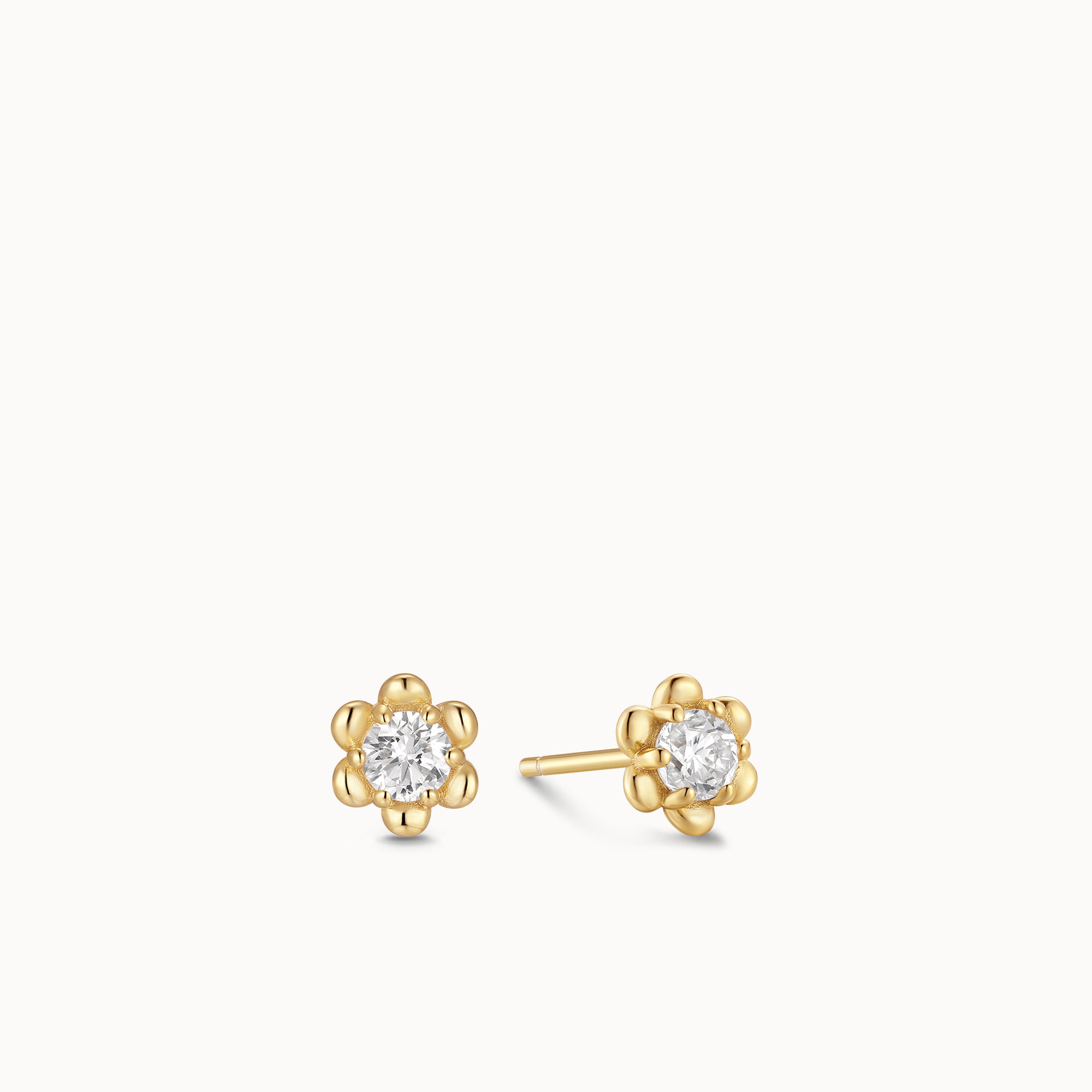 Flower CZ Studs | Rowan, Inc.