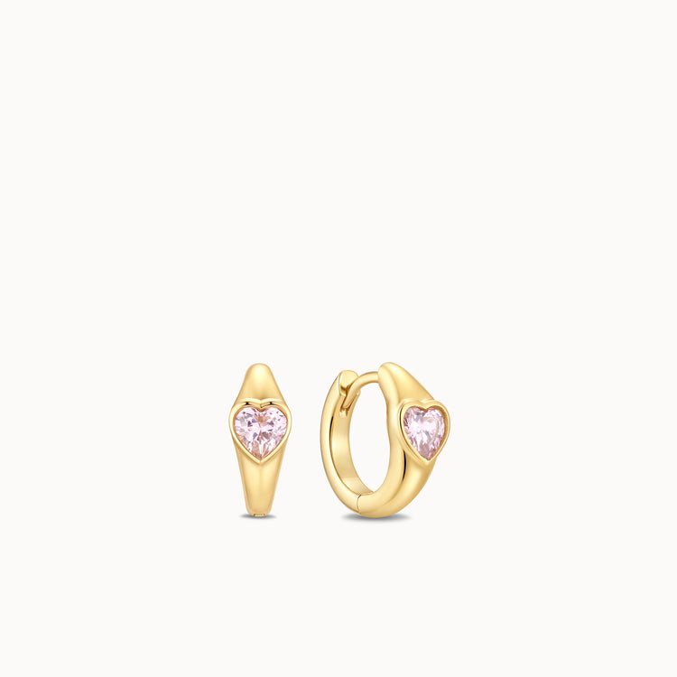 Heart Signet Hoop