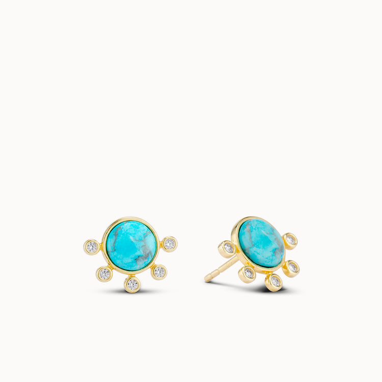 Poolside Bling CZ Studs