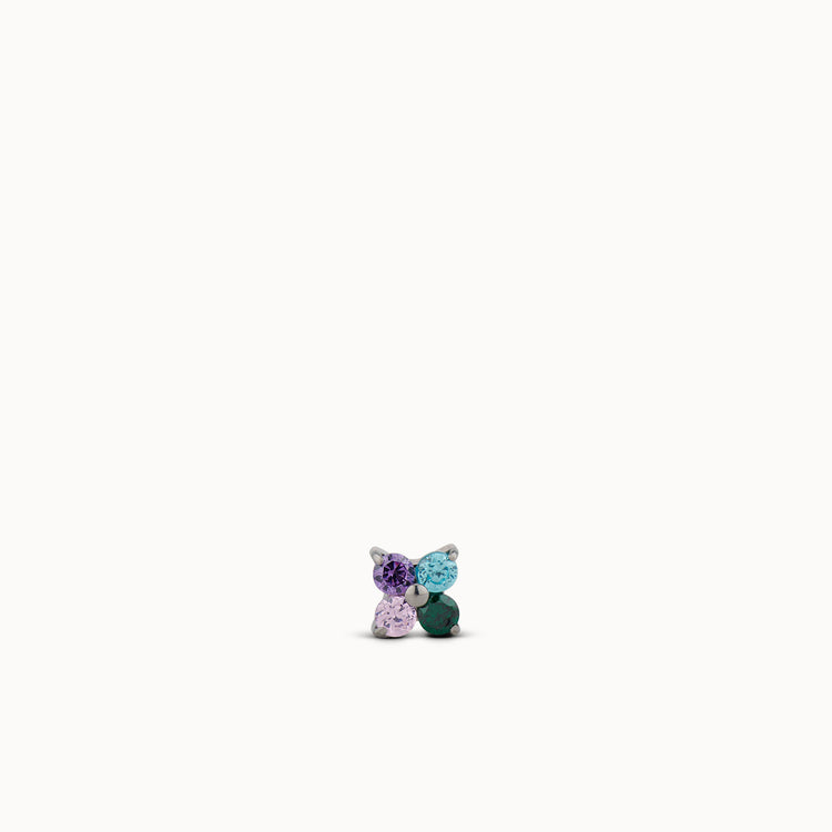 Gem Cluster Flat Back Stud