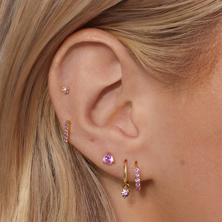 October Birthstone Hoops