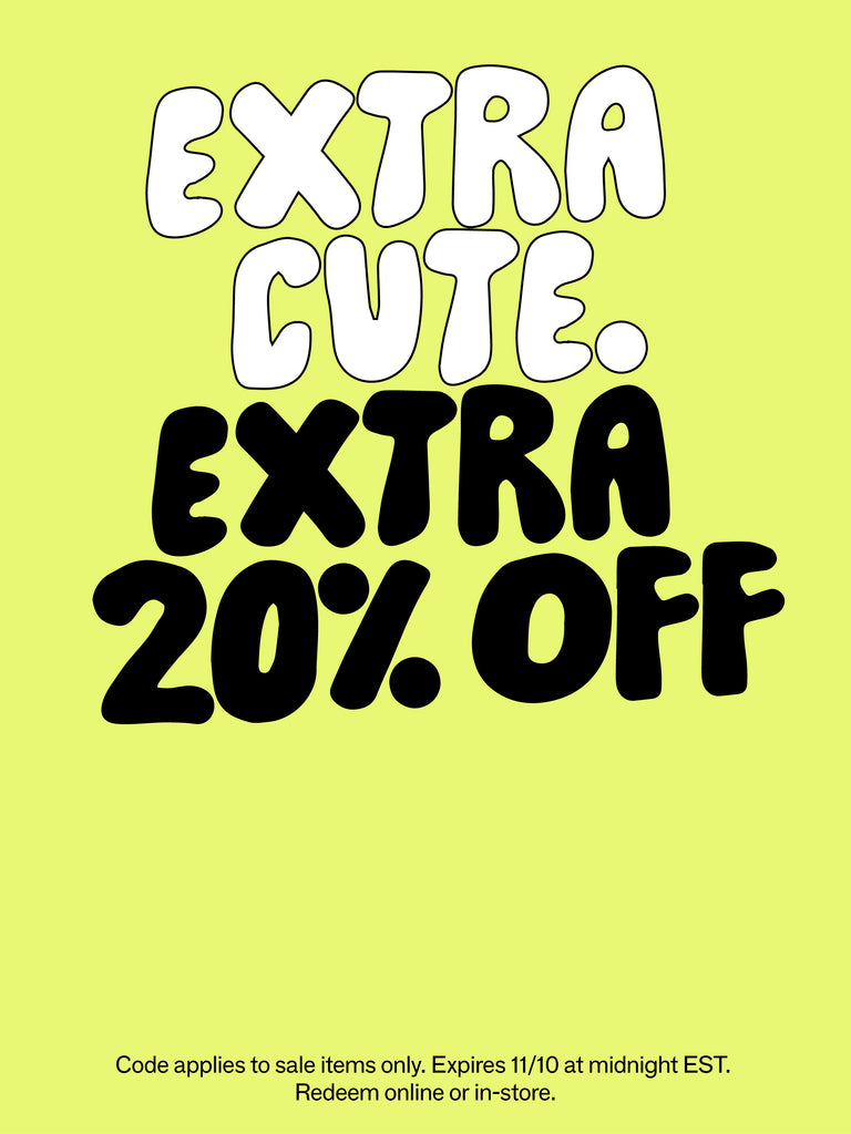 Last day to shop our 20% sale in-store and online! We are open