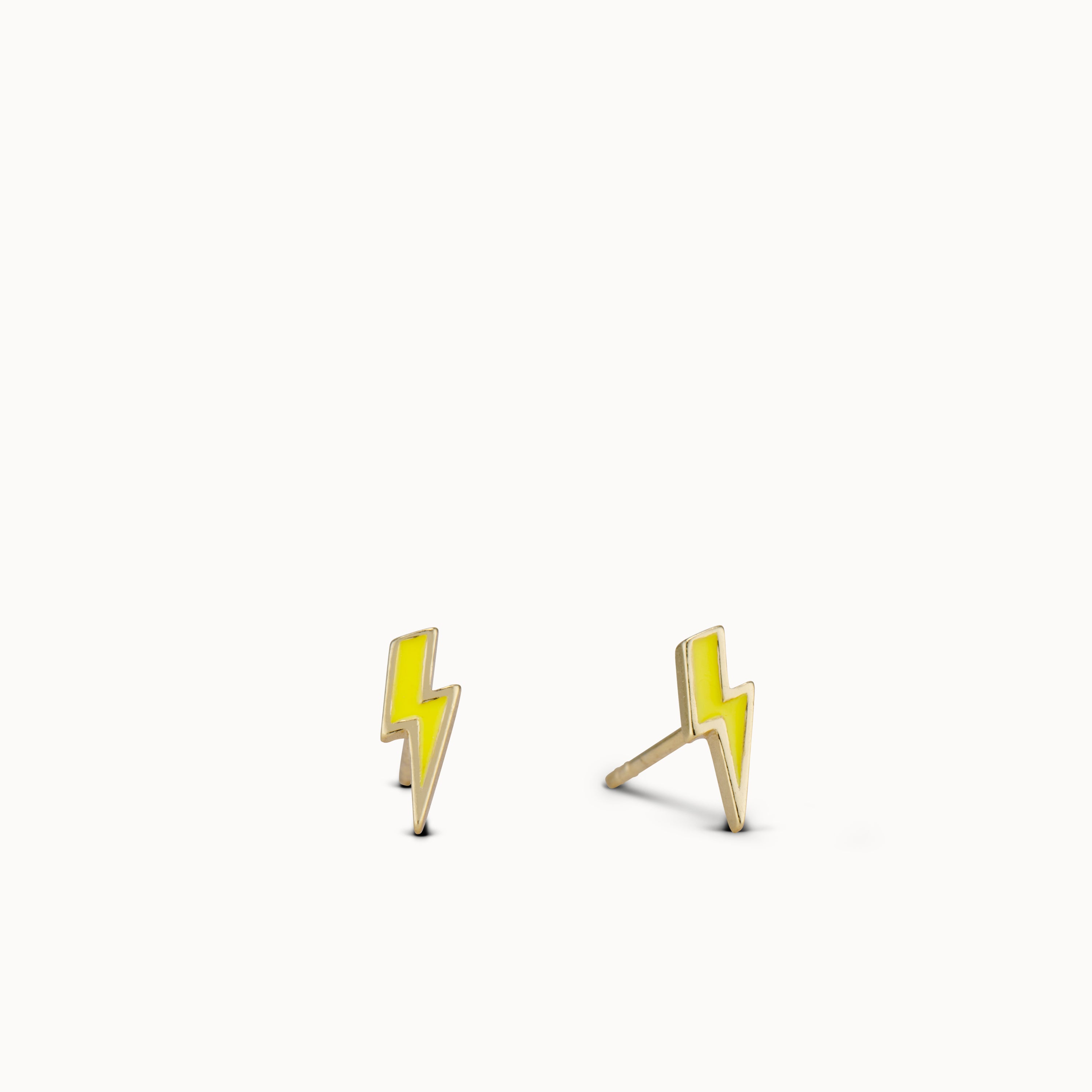 Lightning Bolt Stud Hypoallergenic Earrings | Rowan