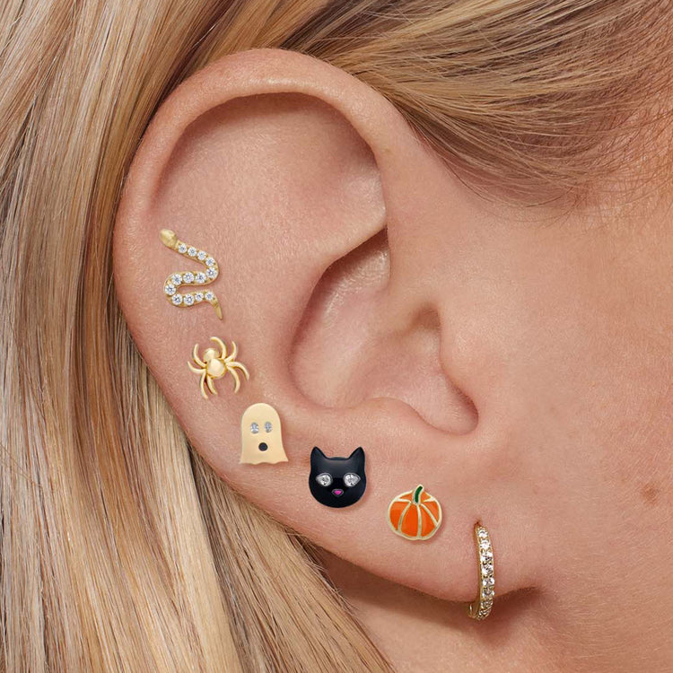 Black Cat Studs