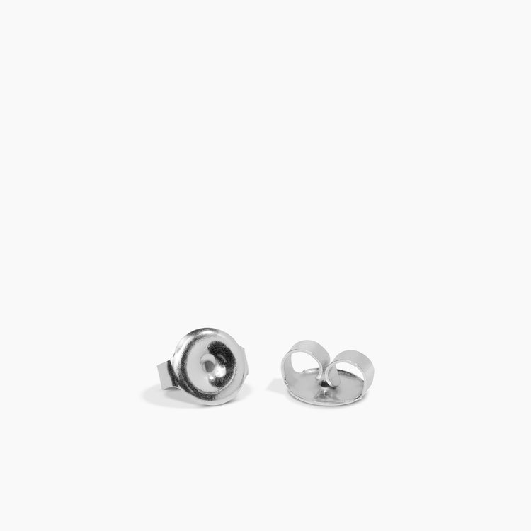 14k CZ Princess Cut Studs - 3mm