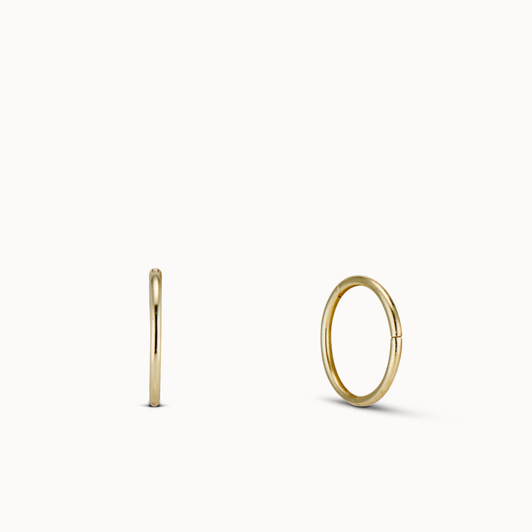 Endless Hoop 10mm Hypoallergenic Earrings | Rowan