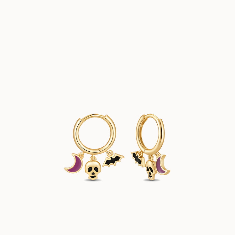 Golden Haunt Hoops