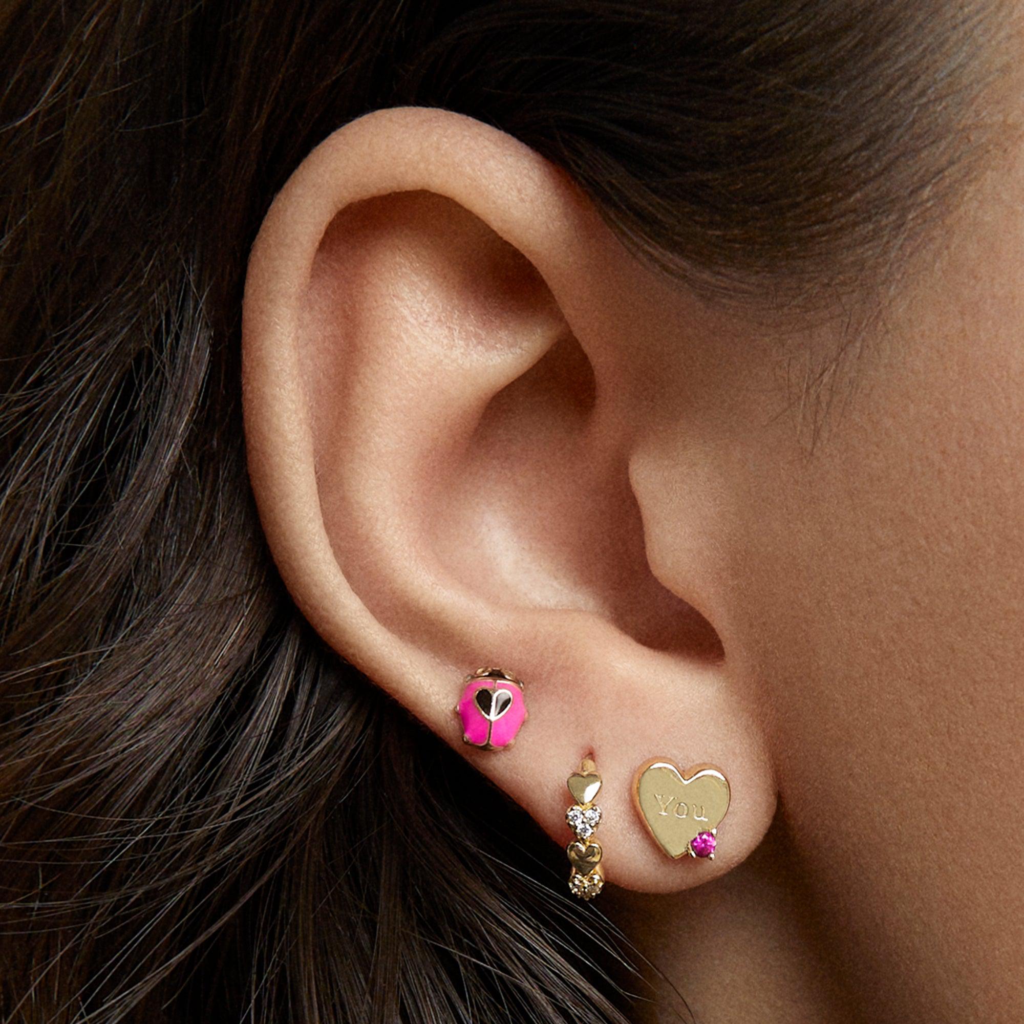 Love You Studs Hypoallergenic Earrings | Rowan