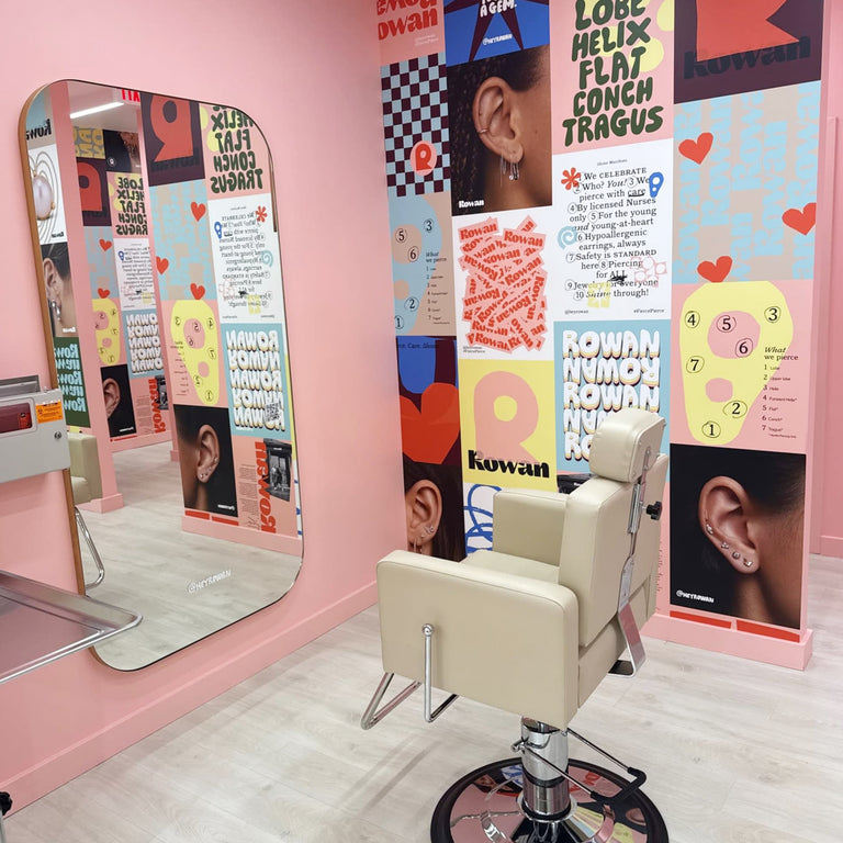 Piercing Corner Ear Piercing Studio in Fairfax, VA | Rowan