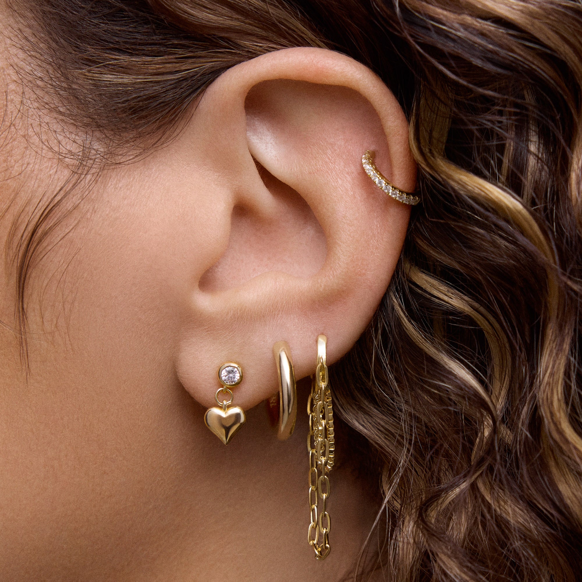 Tube Hoops 12mm Hypoallergenic Earrings | Rowan