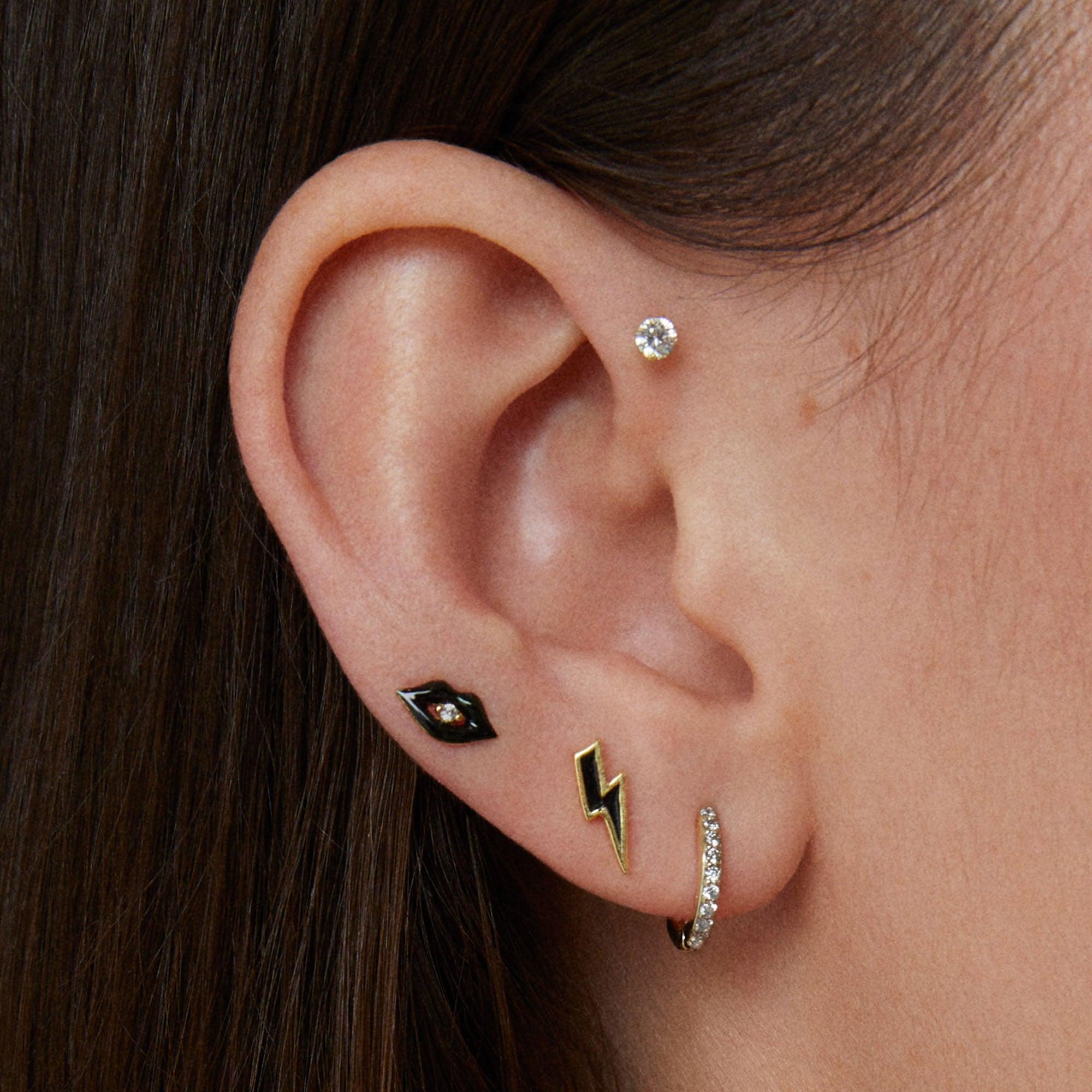 Goodnight Kiss Stud Hypoallergenic Earrings | Rowan