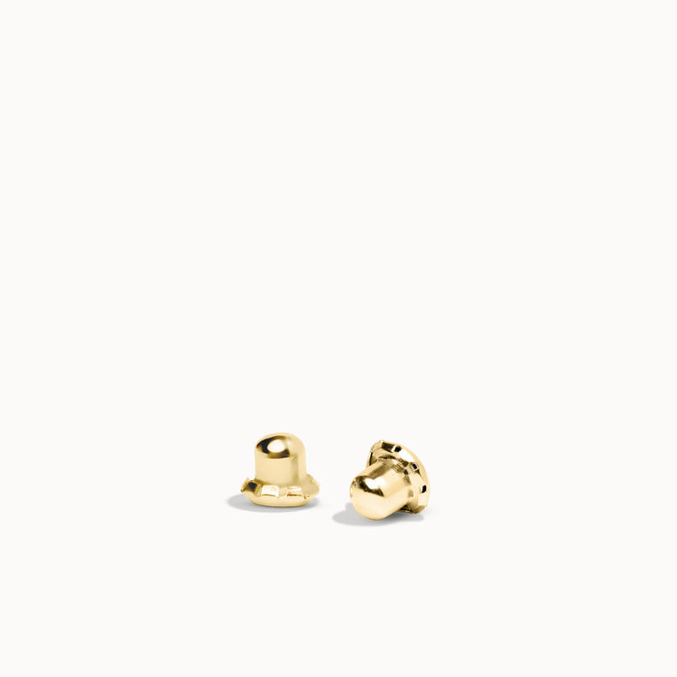 Red Enamel Heart Studs