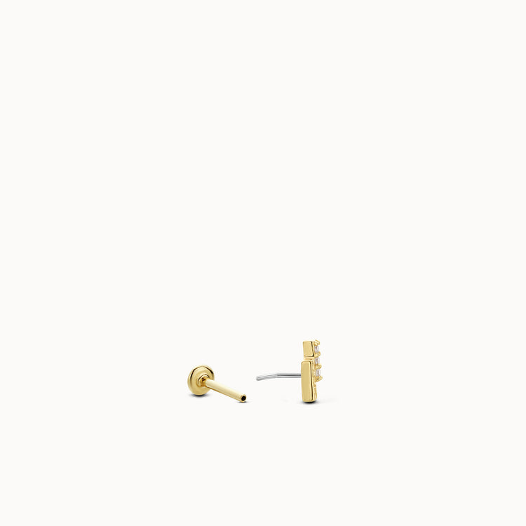 pair:14k yellow gold