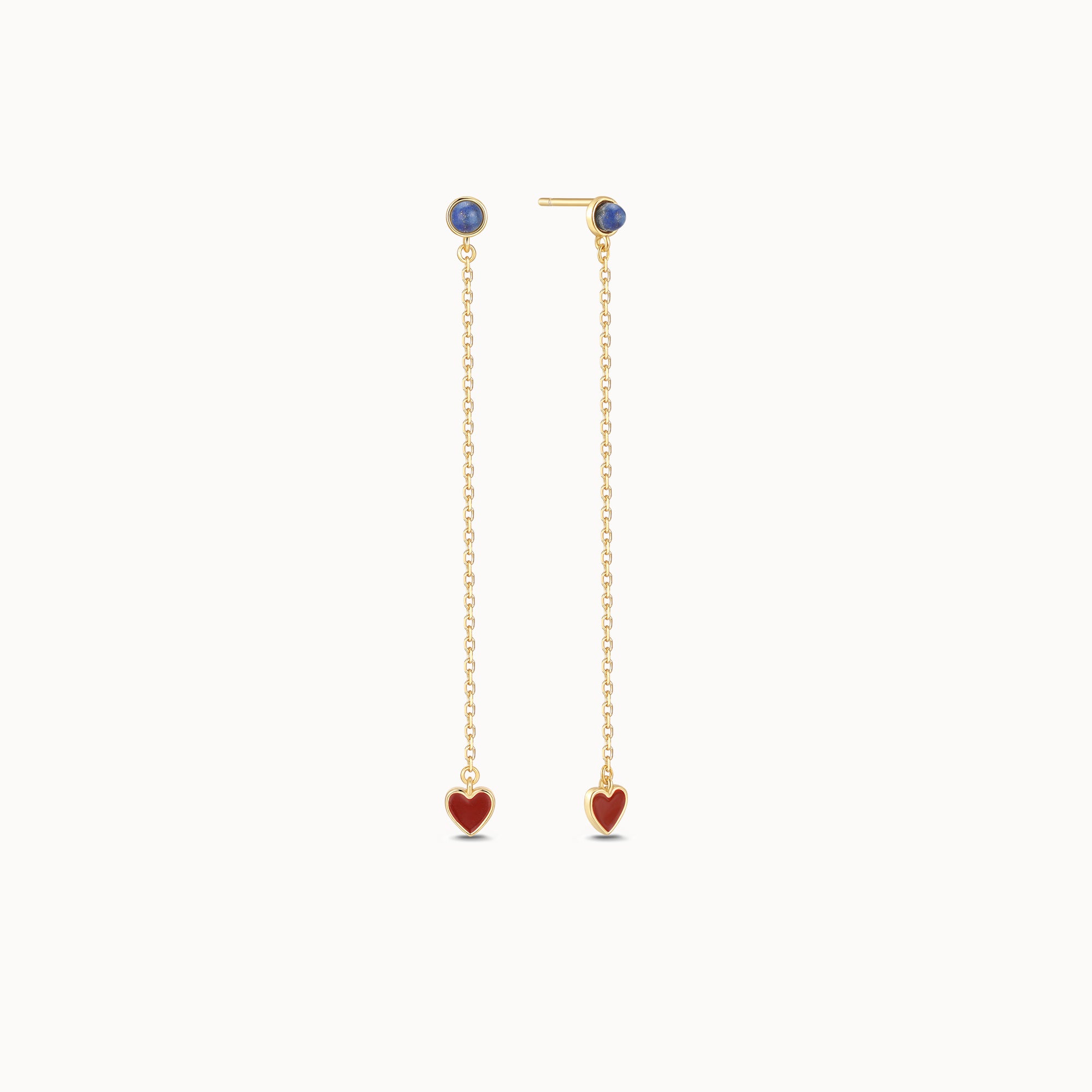 Heart on a String Drop Studs & Rowan, Inc.