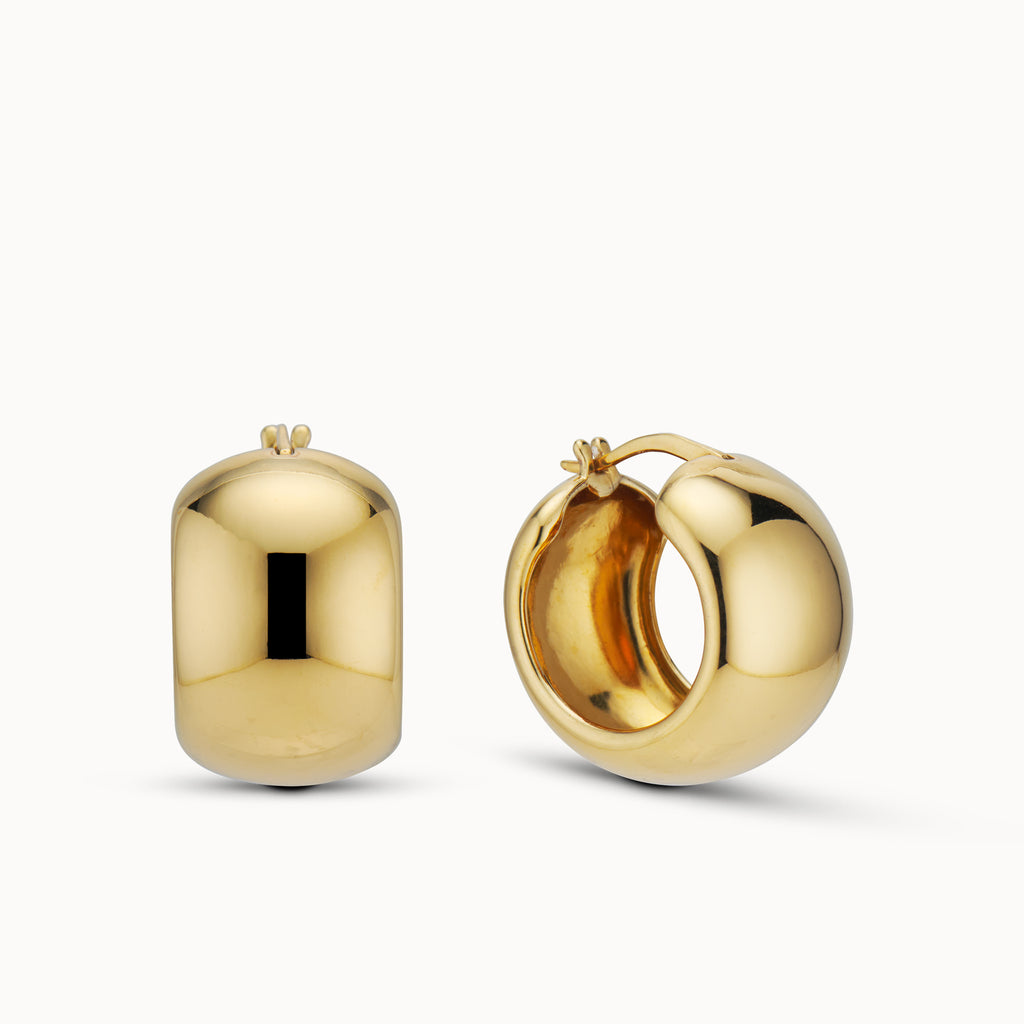 Big Hoop Dream Earrings, Yellow Gold (pair)