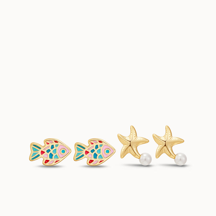 Under The Sea Studs Set