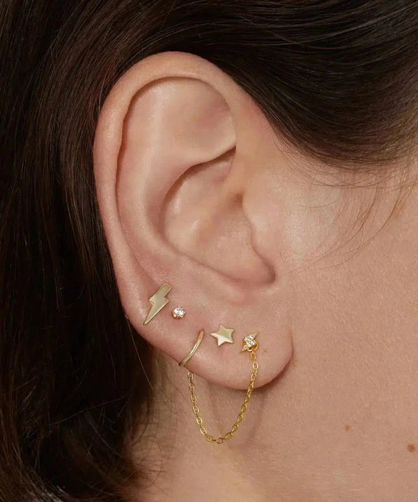 Upper ear sales earrings gold
