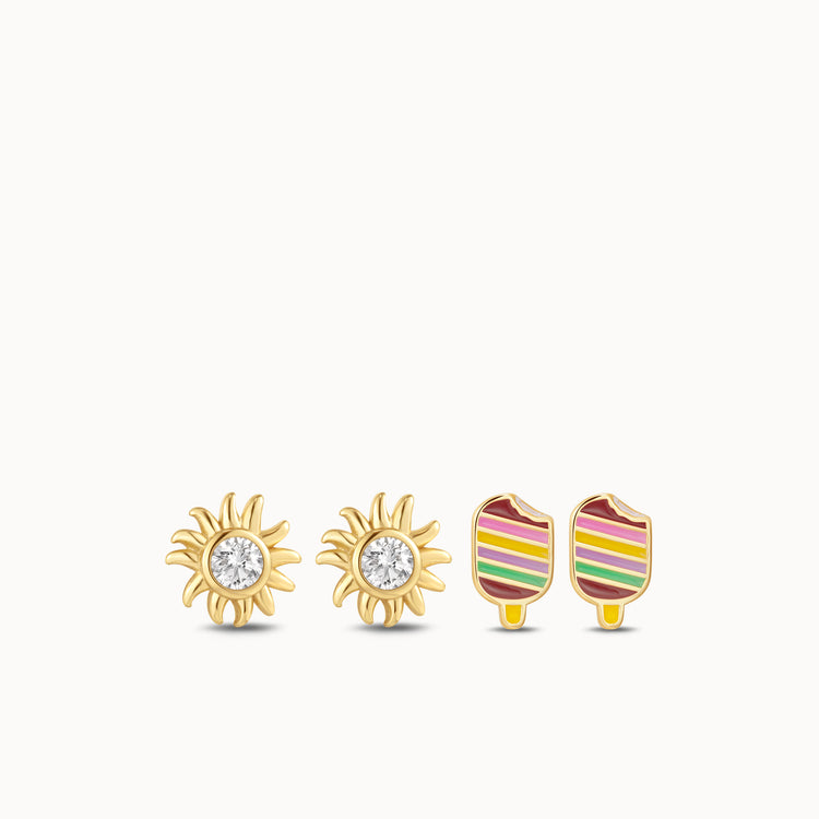 Fun In The Sun Studs Set