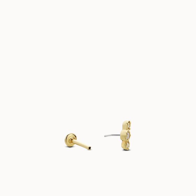 pair:14k yellow gold