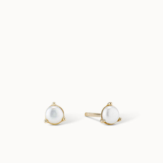 pair: 14k yellow gold