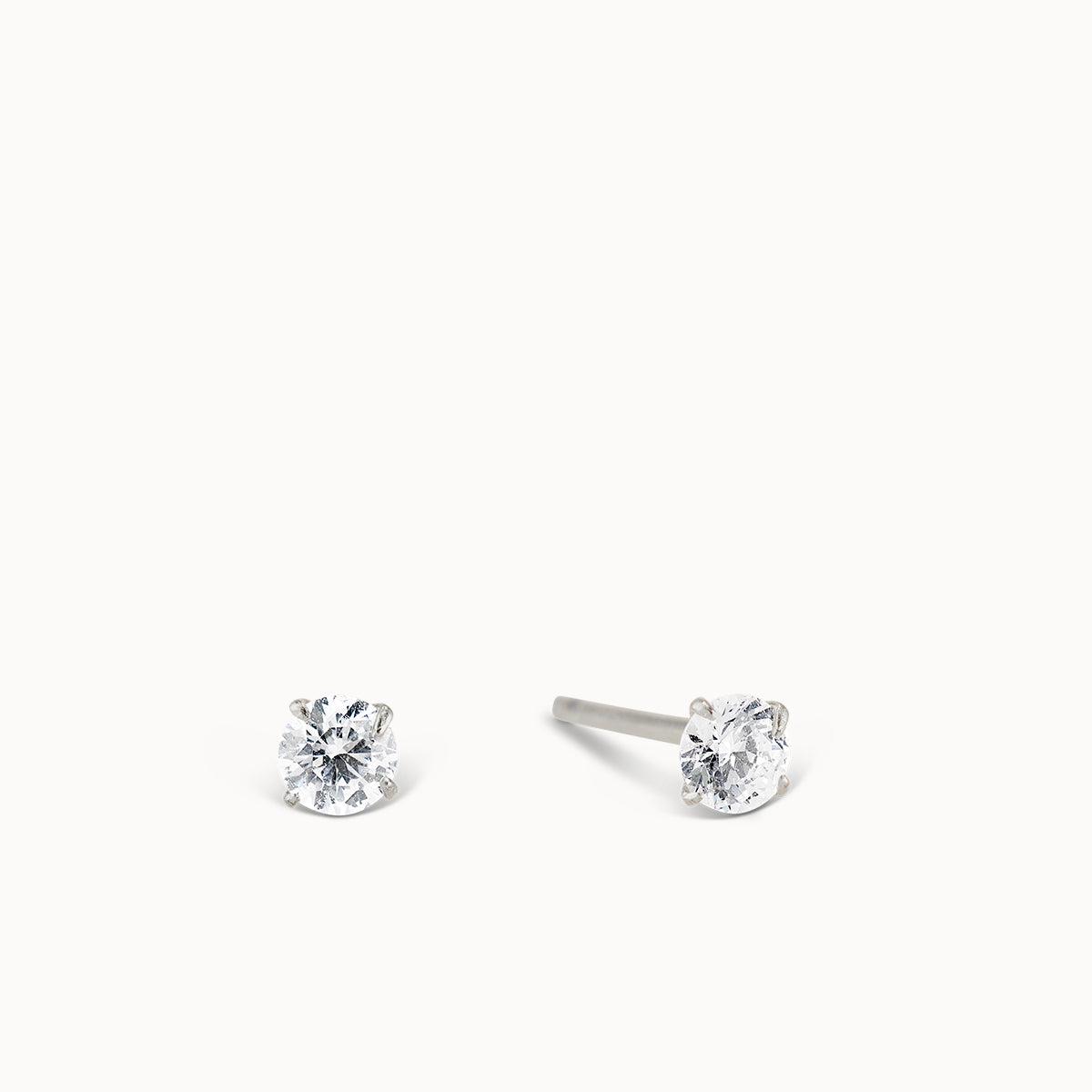☆TATIANA☆ Silver 925 Cubic Ring Ribbon Earrings EC3091 MUSINSA | TATIANA (Silver 925) Cubic Ring Ribbon Earrings