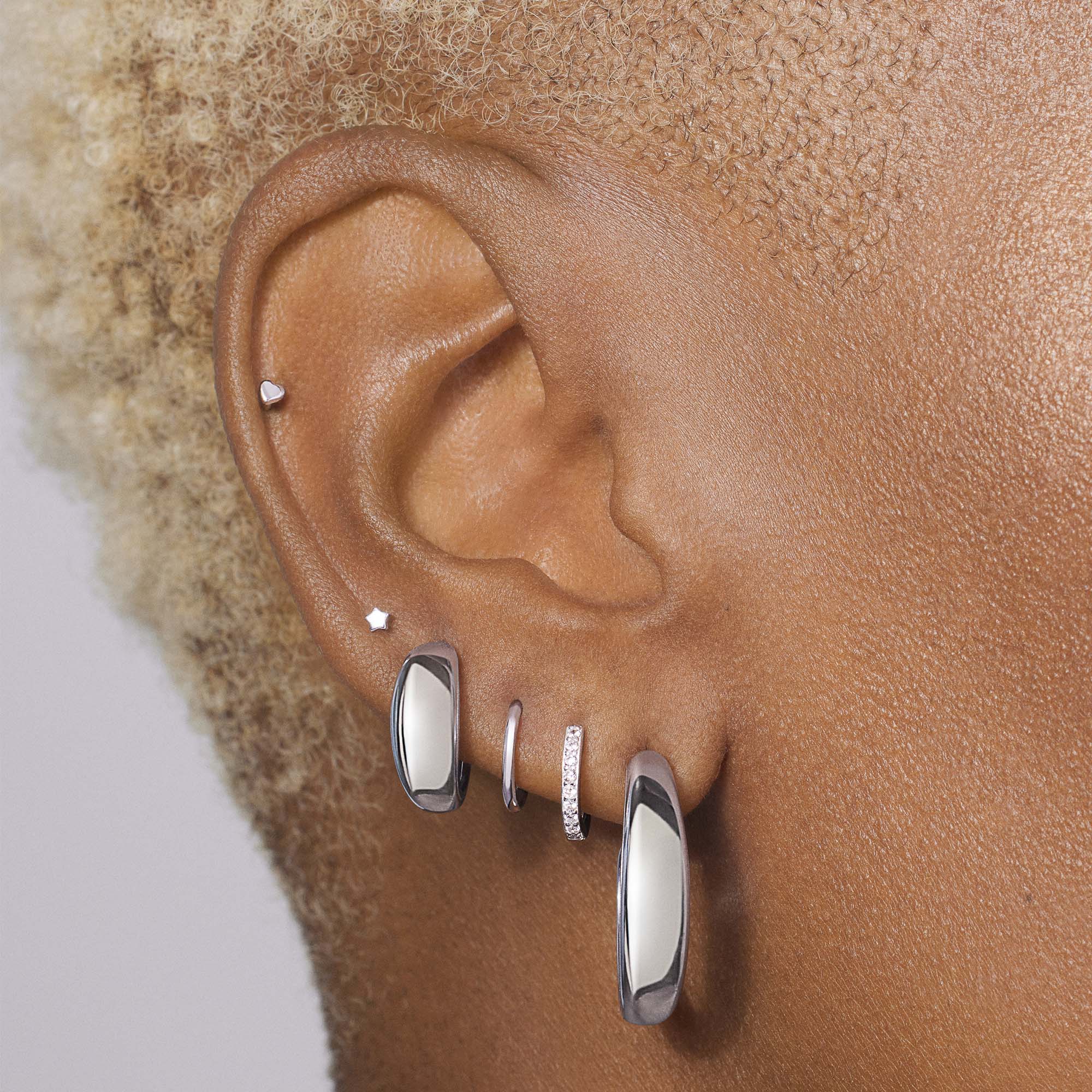 Wide Hoops 15mm Hypoallergenic Earrings | Rowan
