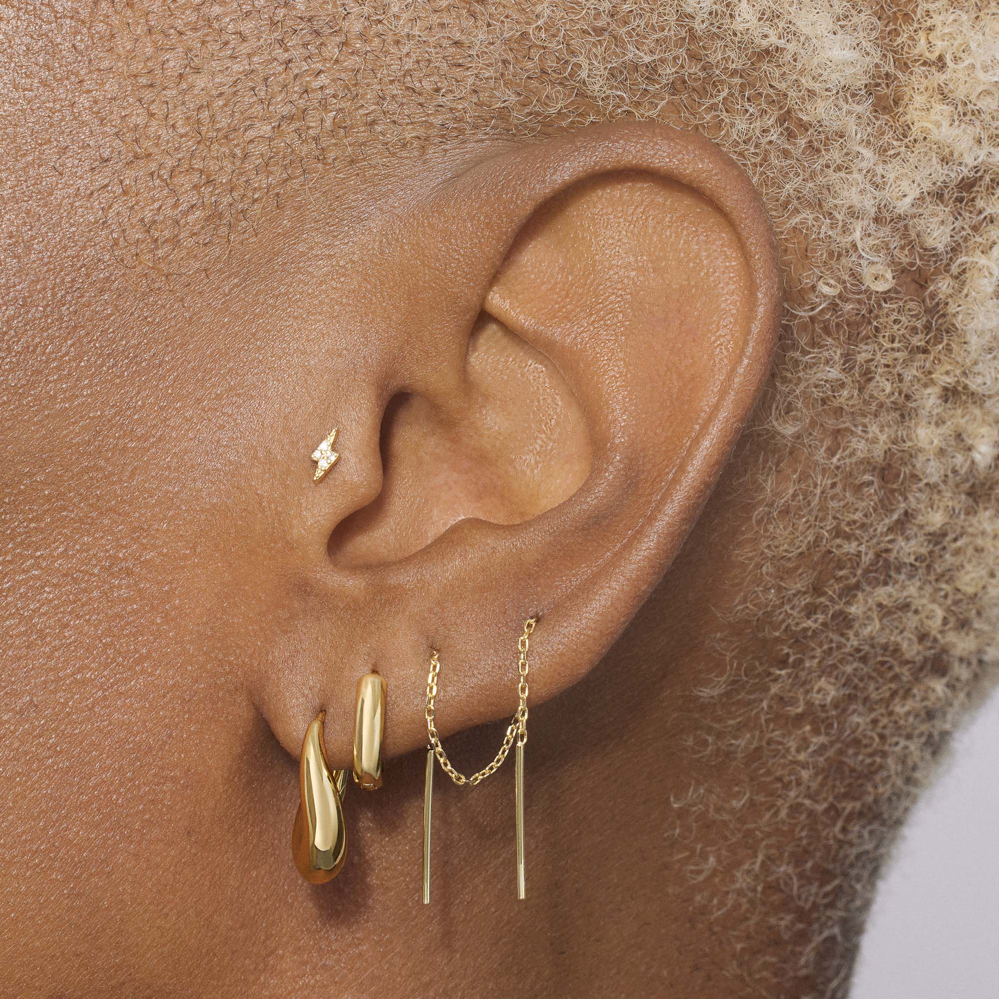 Small Flex Hoops Hypoallergenic Earrings | Rowan