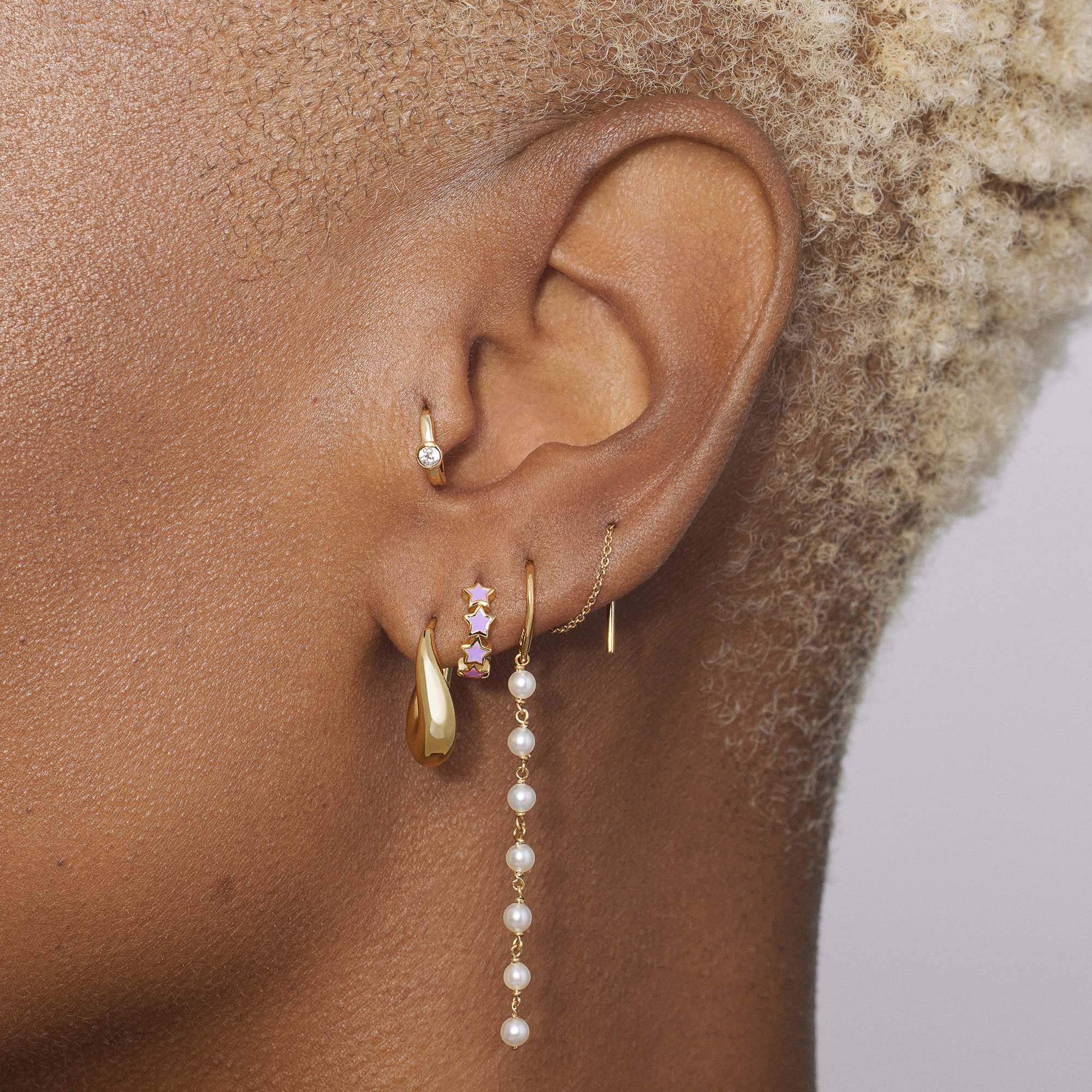 Small Flex Hoops Hypoallergenic Earrings | Rowan
