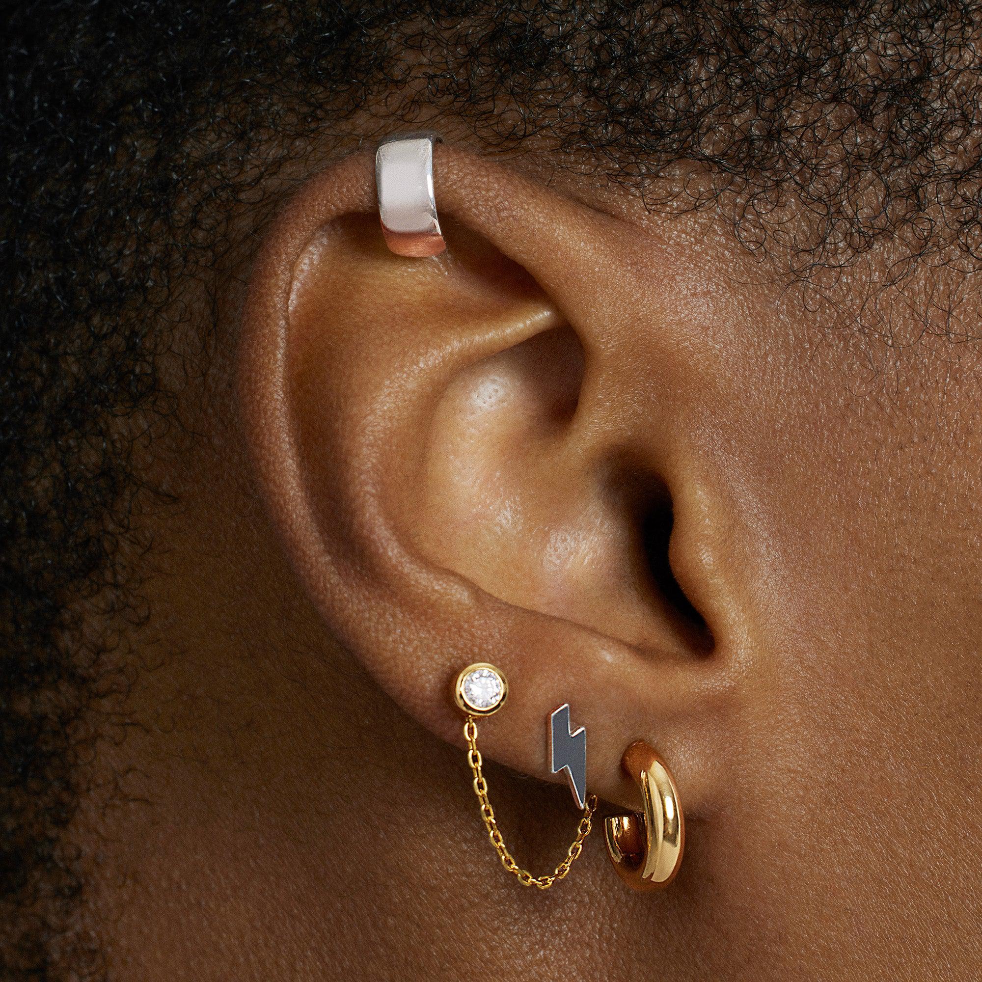 Tube Hoops 12mm Hypoallergenic Earrings | Rowan