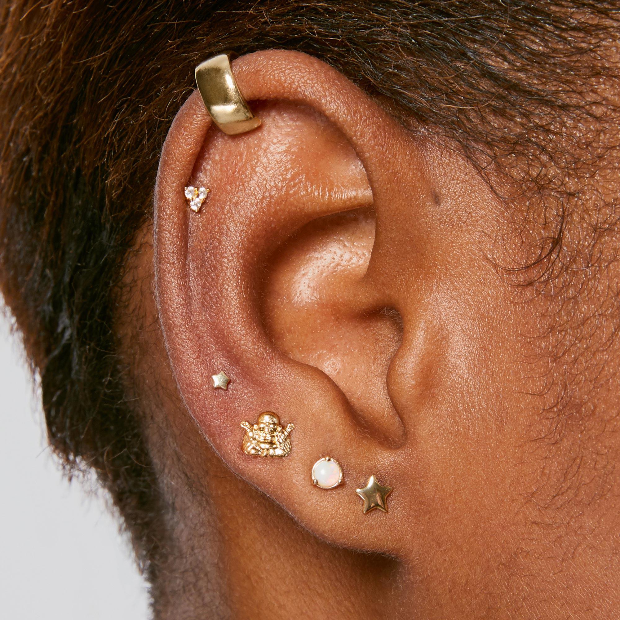 Trinity CZ Studs Hypoallergenic Earrings | Rowan