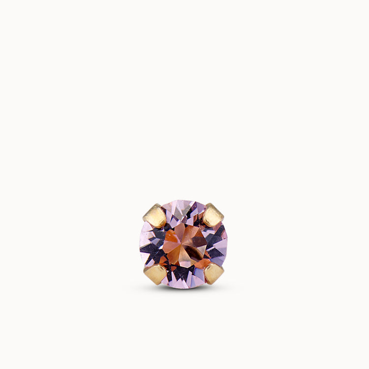 Alexandrite CZ Stud - 3mm